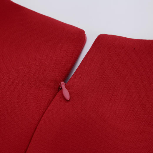 PE806斯尔丽2024春夏新款名媛小礼服A裙摆短袖显瘦减龄高级感连衣裙 商品图5