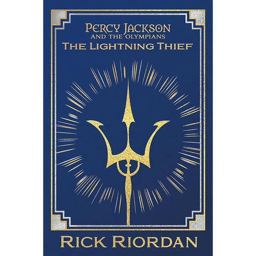 闪电之盗 波西杰克逊与奥林匹斯众神第一册 豪华刷边版 英文原版 Percy Jackson and the Olympians The Lightning Thief Deluxe Collector 商品图0