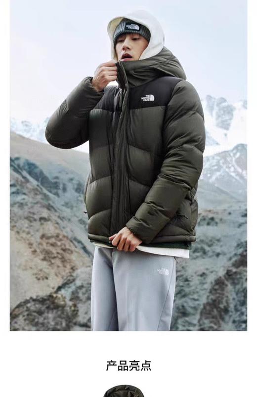 只有XL码...北面TNF鹅绒550蓬的经典拼接款羽绒服.. 专柜2698元在售.. 商品图3