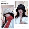 「日系羊羔绒渔夫帽！五色可选」秋冬季渔夫帽子女加厚保暖防寒防风韩版时尚兔毛盆帽显脸小水桶帽配饰 商品缩略图1