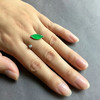 爆款阳绿翡翠马眼戒指定制链接 商品缩略图1