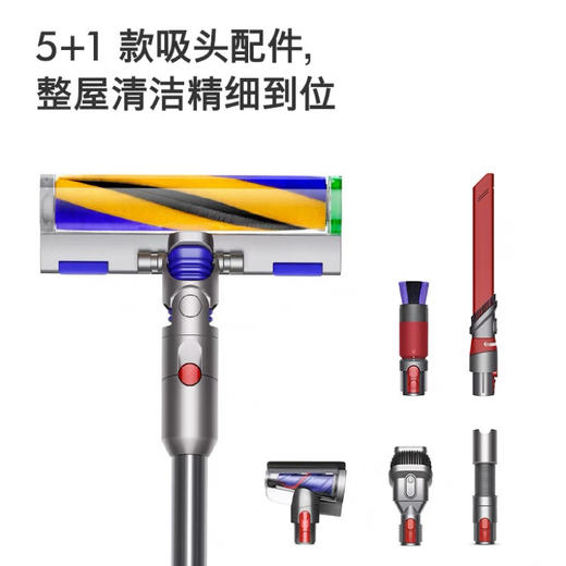 1楼戴森无绳吸尘器 V12 DT Slim Fluffy（蓝色）2024新款 商品图2