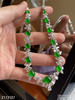 老坑玻璃种帝王绿蛋面套链【3173107】具体价格微信咨询 商品缩略图3