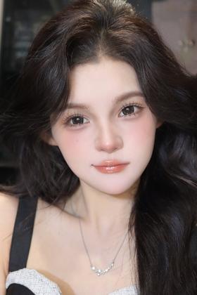 Lilyanna半年抛美瞳 爆珠冰花黑 14.5mm