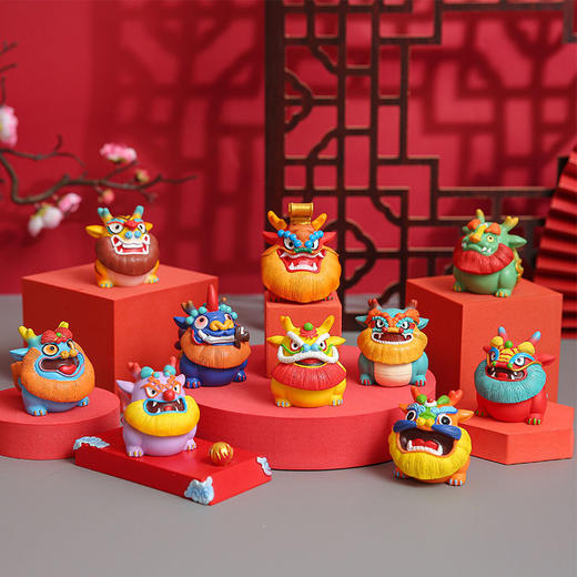 龙生九子小摆件生肖龙家居装饰吉祥物会议伴手礼中国风礼品送老外 商品图0