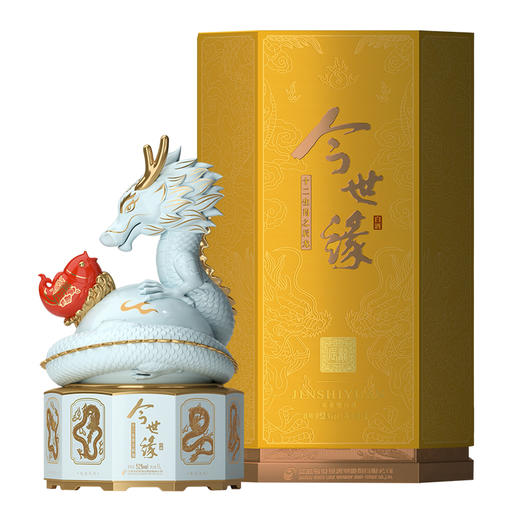 【酒厂直营】今世缘生肖酒52度辰龙52度1L装 商品图1