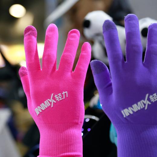 光影高弹轻薄吸汗透气高弹保温触屏手套4色运动户外马拉松跑步 商品图2