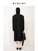 HIDEMI 黑色极简无领设计感长款男朋友廓形西装外套 商品缩略图7
