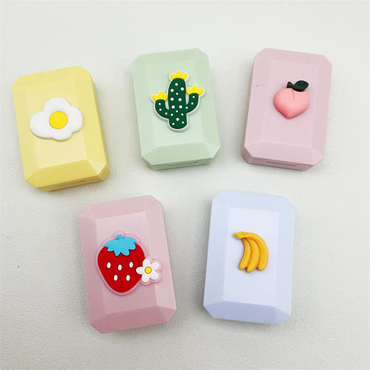 新款  7729手工隐形眼镜伴侣盒  美瞳盒 商品图0