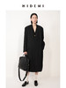 HIDEMI 黑色极简无领设计感长款男朋友廓形西装外套 商品缩略图2