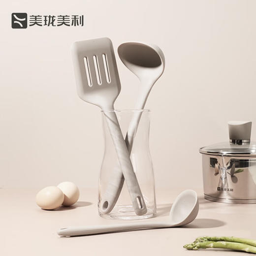 美珑美利kitchenlite硅胶煎铲汤勺勺子 商品图0