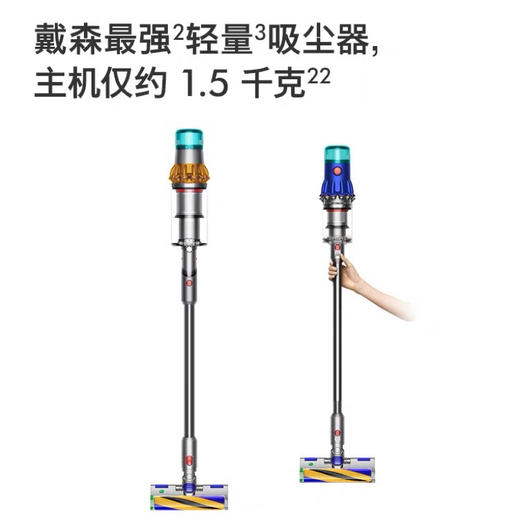 1楼戴森无绳吸尘器 V12 DT Slim Fluffy（蓝色）2024新款 商品图1