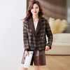 小个子短款羊毛短外套，女秋冬新款洋气西装领呢大衣HR-XXQ9939 商品缩略图2