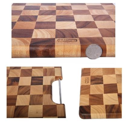 LC LIVING相思木棋盘格长方菜板带提手小号 商品图4