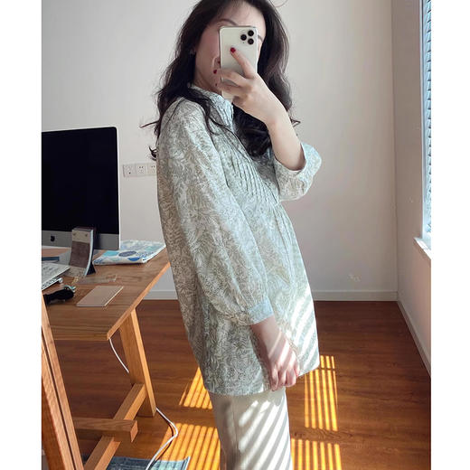 裁缝学苑AQ233拼蕾丝宽松衬衫纸样女装上衣衬衣服装打板样板 商品图4