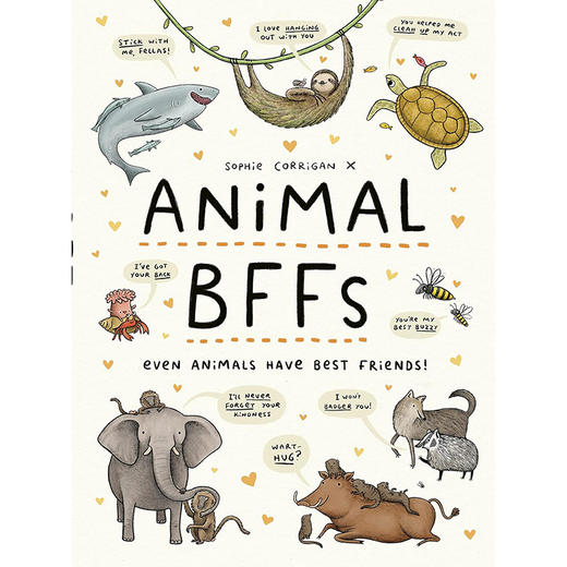 动物闺蜜 动物也有好朋友 儿童绘本故事书 Sophie Corrigan 英文原版 Animal BFFs: Even Animals Have Best Friends! 商品图0