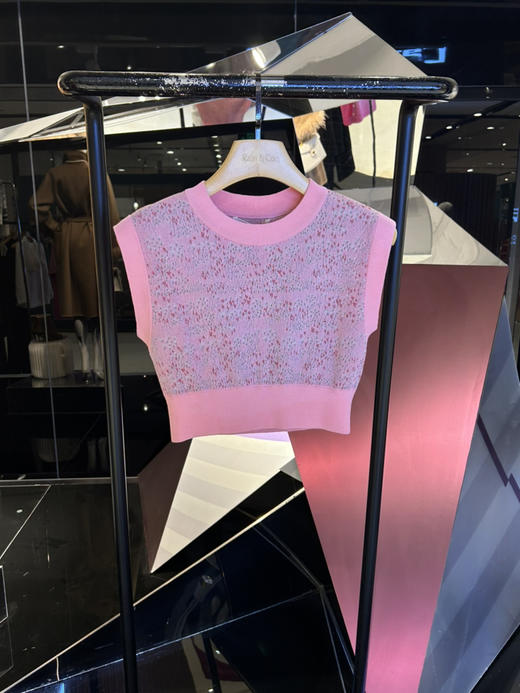 满版提花宽边背心 商品图0