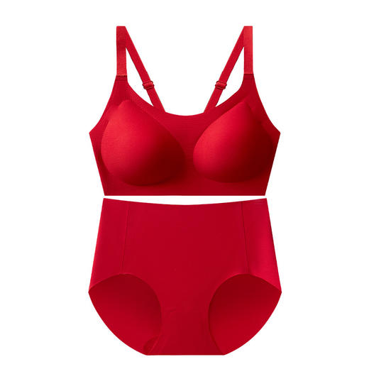 【新年红内衣礼盒】新年幸运红内衣套装 果冻条无钢圈内衣 4款可选 商品图6