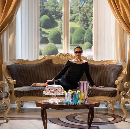 Dolcevita 圆托盘 绿松石蓝 Φ31×h3.5cm	 商品图4