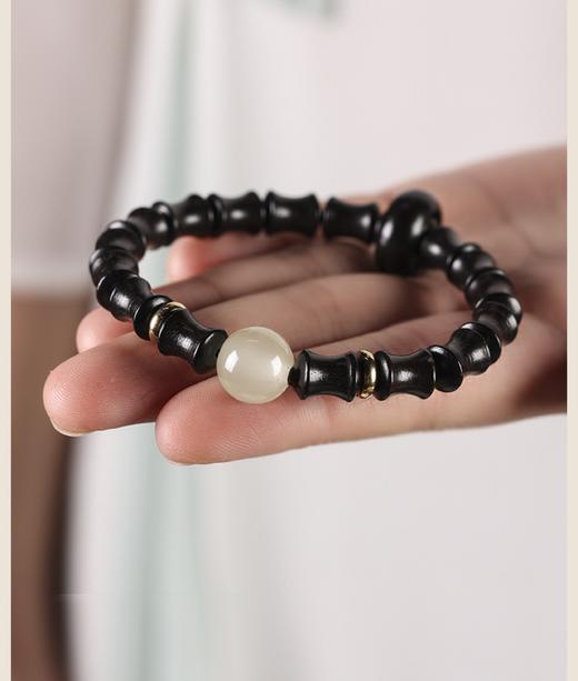 【应季好物】绿檀木竹节手链 黑檀木 商品图1