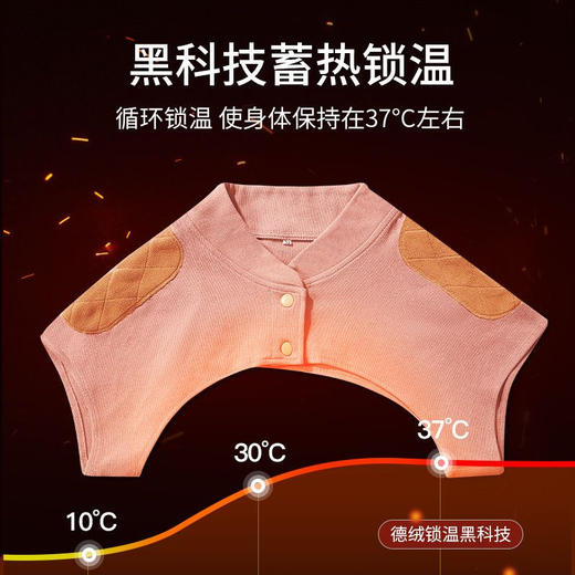 「数款可选！德绒披肩」睡觉颈椎防寒坎肩 秋冬中老年人保暖披肩女隐形月子护肩上衣配饰 商品图3
