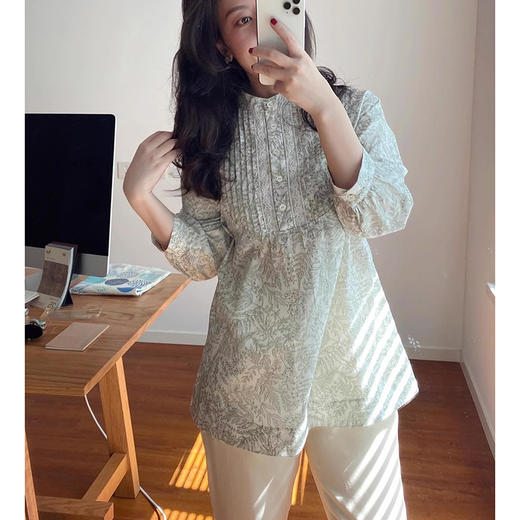 裁缝学苑AQ233拼蕾丝宽松衬衫纸样女装上衣衬衣服装打板样板 商品图5