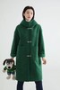 LNNNS 深绿色高领连帽大衣外套(羽绒内胆) 17442 商品缩略图0