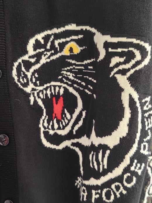 特价 XXL码（体重170-190斤）男士时尚V领精致刺绣开衫 商品图3