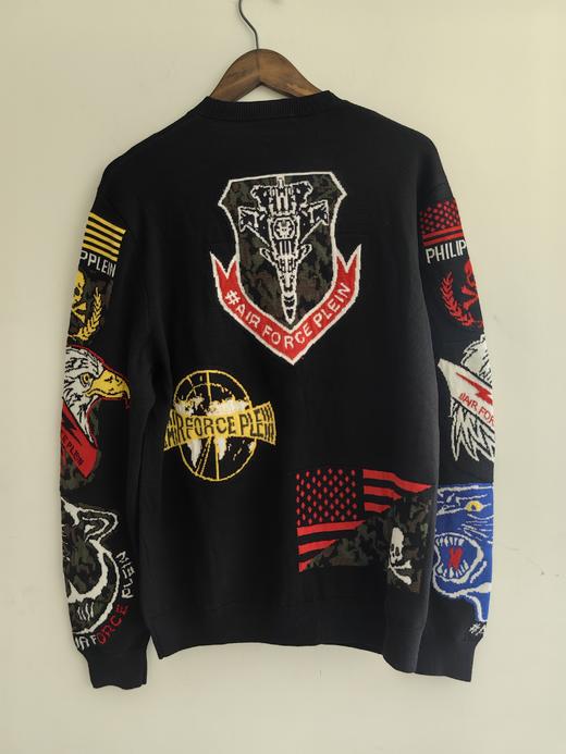 特价 XXL码（体重170-190斤）男士时尚V领精致刺绣开衫 商品图5