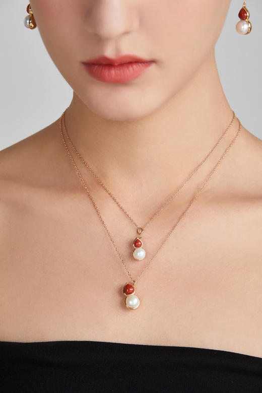  pearl moments  “福禄平安”mini小葫芦珍珠项链 商品图4