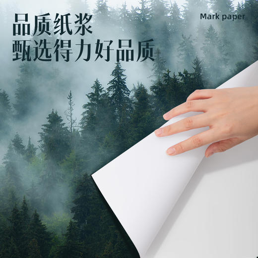 得力马克纸73945(白）120g-A3(50张/袋) 商品图4