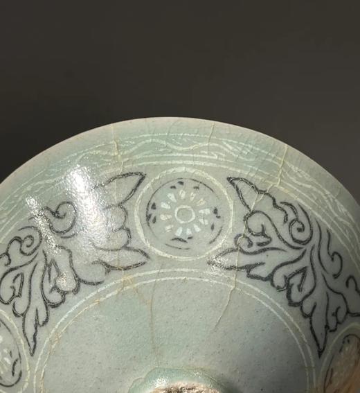 象嵌青瓷花卉纹碗，顺丰包邮 商品图7