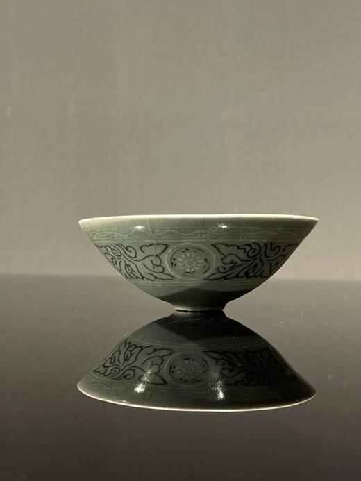 象嵌青瓷花卉纹碗，顺丰包邮 商品图2