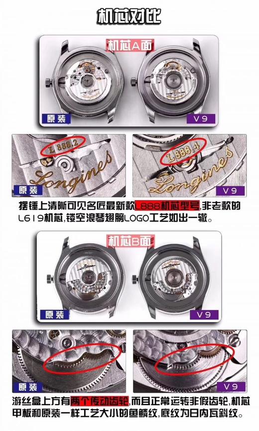 V9浪琴名匠系列L2.793.4.71.6复刻手表一比一手表N厂C厂ZF厂VS厂AR厂BBR厂PPF厂AZ厂JF厂MKS厂TW厂EW厂AF厂V6厂OR厂OM厂3K厂XF厂CLEAN厂NOOB厂 商品图6