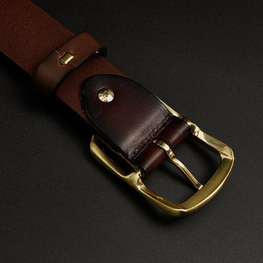 Safiya/索菲娅2024新品真皮复古方扣皮带 SF505023Y 商品图7