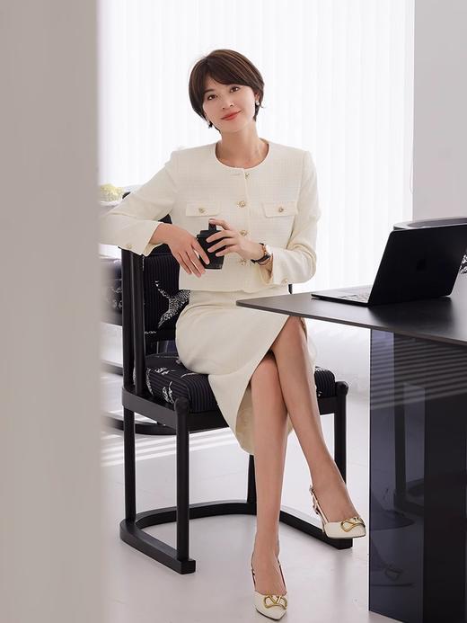 优雅小香风套装秋冬高级感女神范职业装法式西装外套 商品图1