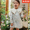 棉果果专柜同款春季新品女童梭织印花翻领连衣裙M122700224028 商品缩略图1