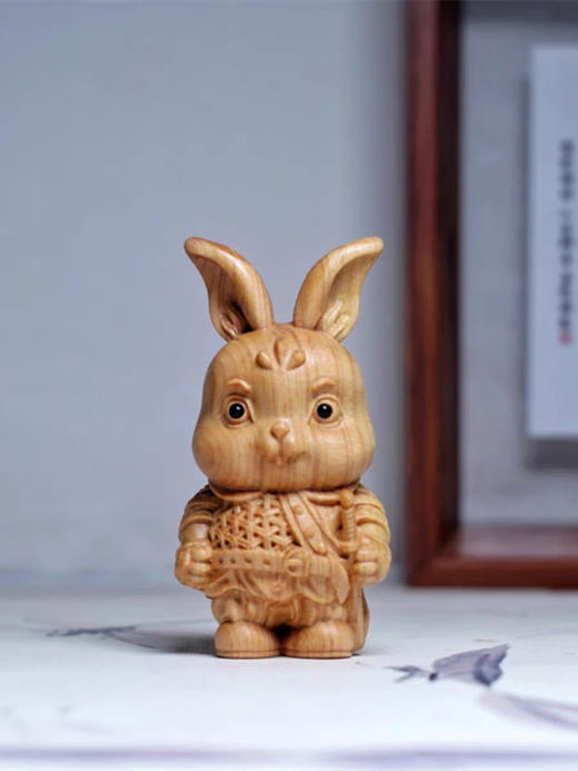 崖柏将军兔°小把件 商品图0