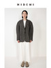 HIDEMI极简立裁设计感弧形肩袖腰带式宽松西装 商品缩略图2