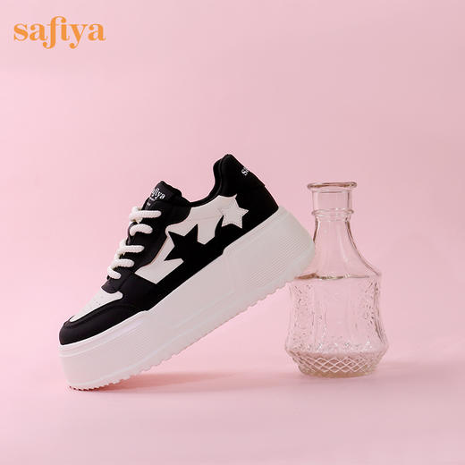 超值精选 | Safiya/索菲娅2023秋冬潮流星星厚底透气松糕运动休闲板鞋 SF33912374 商品图5