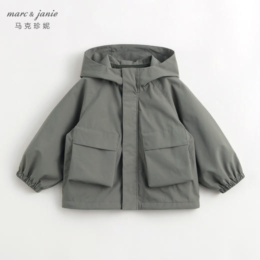 【三防】马克珍妮男童城市户外立体口袋外套 儿童春装新款240253 商品图2
