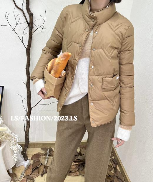 33BAR191196#口袋带标棉衣 商品图0