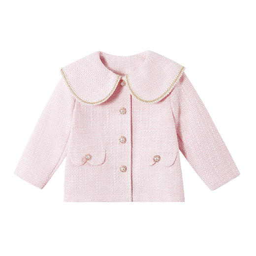 笛莎DEESHA童装女童2024春季新款香风外套 商品图4