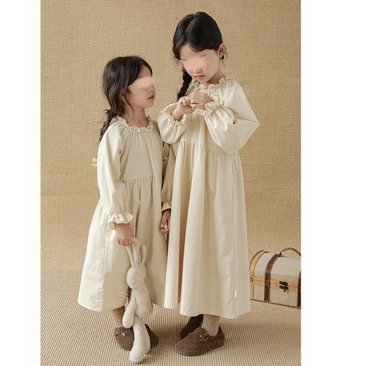 裁缝学苑QZ40女童套装复古马甲纸样连衣裙时亲子款儿童裙 商品图2