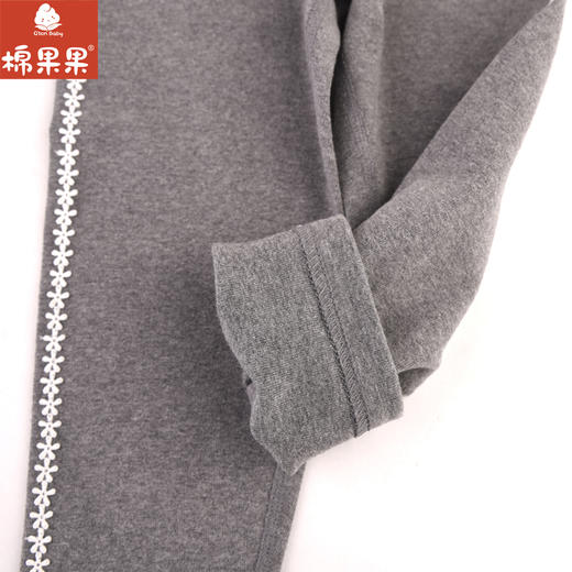 棉果果专柜同款春季新品女童纯棉针织打底裤M122206224034 商品图3