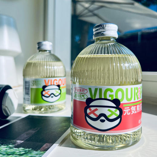 元气熊猫6度茉莉香/玫瑰青提清米酒350ml 商品图1