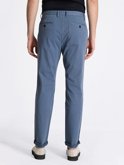 callisto蓝色弹力长绒棉休闲裤 STCPW3101X 商品图2