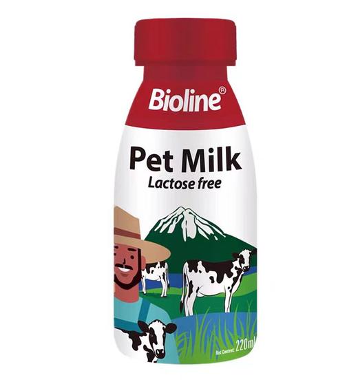 【补水补钙】Bioline宠物牛奶猫狗通用补水补钙0乳糖全脂牛乳鲜奶促进食欲220ml 商品图2