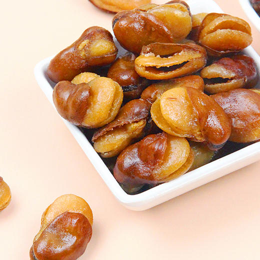 津农精品 狗屁老虎豆260g*3袋下酒菜 儿时零食油炸大豆 蚕豆 香酥兰花豆 商品图3