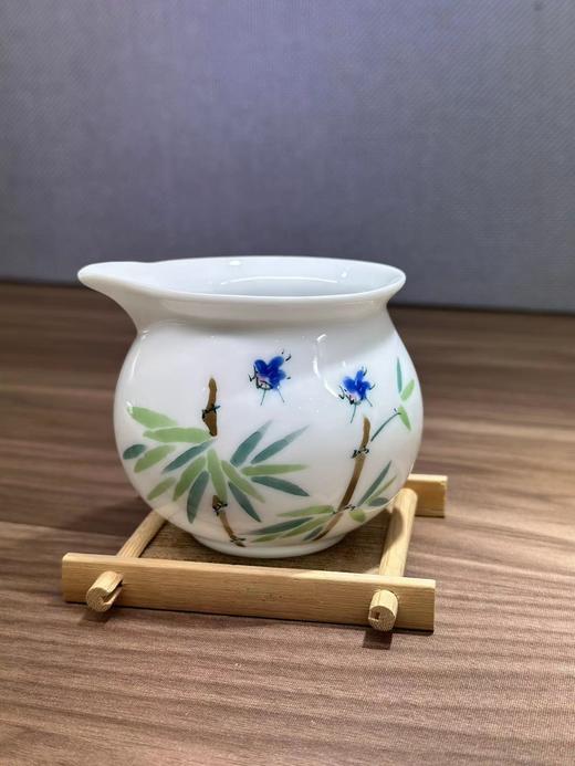 景德镇陶瓷 国瓷红叶 8头五彩节节高（盖碗） 商品图2